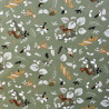Printed Cotton SIGOLIN Rosemary / Camel
